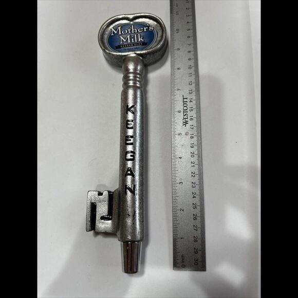 Keegan Ales Hudson Valley Brewery Mother’s Milk Key Beer Tap Handle New York - Picture 1 of 6